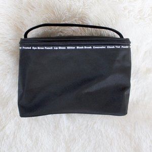 NWOT Large Black Makeup Bag Travel Case Packits by RGA